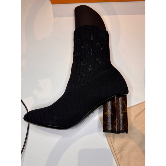 Women's Louis Vuitton Boots Black Size 39.5 - Picture 2 of 8